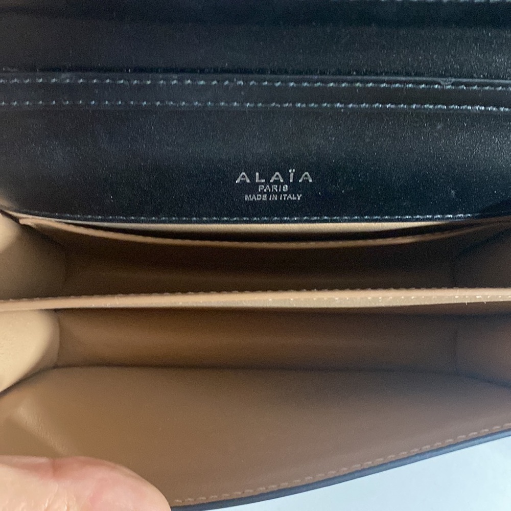 Alaia Black Crystal-Embellished Mini Top-Handle Bag - Picture 5 of 6